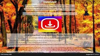 Create Instagram Downloader Website Instasaver Reel Photo Video Downloader Script Code for Blogger