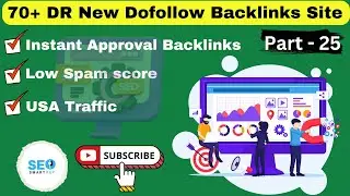 70+ DR New Dofollow Backlinks Site | USA Traffic #instantapprovallinks  Part -25