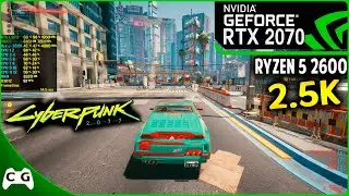 Cyberpunk 2077 | RTX 2070 + Ryzen 5 2600 2.5k Quad HD 1440p Patch 1.03 #25