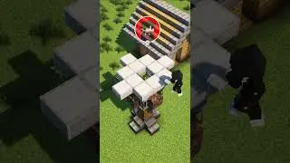 Minecraft Easy Defense Tower 😱  #minecraft