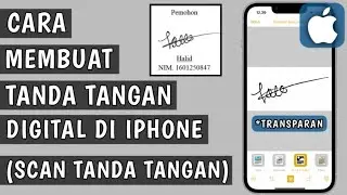 Cara Membuat Tanda Tangan Digital di iphone (Scan Tanda Tangan) Tanpa Aplikasi Tambahan