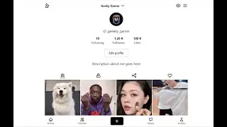 Build a TikTok User Profile Landing Page UI Clone in Tailwind CSS & HTML5