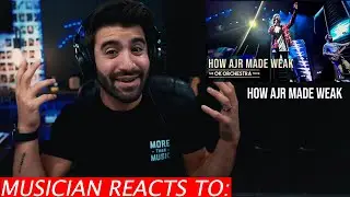 Musician Reacts To How AJR made Weak (Live)