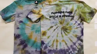 КАК СДЕЛАТЬ ТАКУЮ Tie Dye ФУТБОЛКУ ?