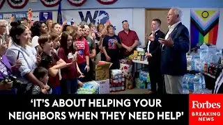 Tim Walz Visits Campaign Office In Reno, Nevada, That’s Doubling As Fire Donation Center