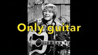 Take me home, Country roads - John Denver - Isolated guitar track