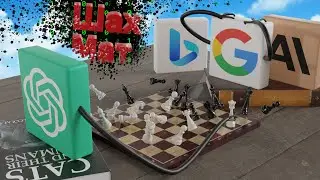 ♟️🤖Хто переможе у шахах Chat GPT чи інші чат боти? Чат GPT, Google Bard і Bing chat грають шахи