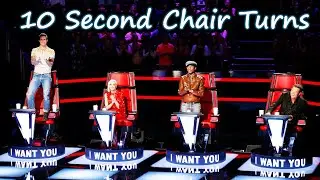 Fastest Chair Turns in The Voice | Part 1