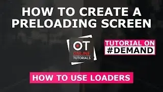 Online Tutorial for Creating a Preloader Screen In jQuery With Demo