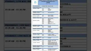CBSE 10th Board Exam 2021 : Board Exam Time Table Released