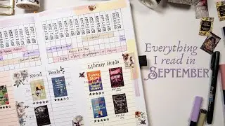 October Reading Journal Setup 📚 & What I Read in September