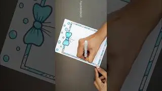 Very easy project work design border|Project border design #shorts #shortvideo #trending #short