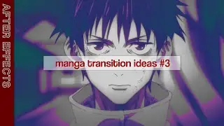 manga transition ideas #3 | after effects