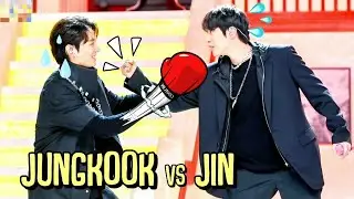 Jungkook Funny Fights with Jin- Jinkook Moments