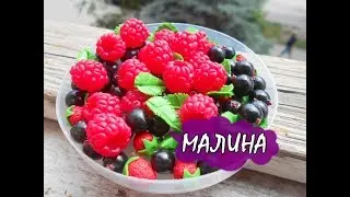 ПОЛАЯ МАЛИНА ИЗ ЦЕРНИТА! / RASPBERRY FROM CERNIT * МАСТЕР-КЛАСС * DIY