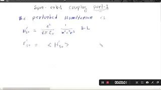 spin orbit coupling part 2