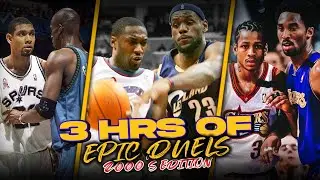 3 Hours Of LEGENDARY 2000's NBA Playoffs Duels 😲