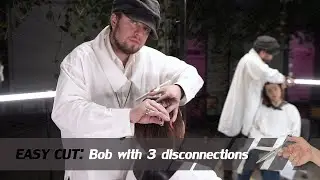 EASY CUT: Bob with Three Disconnected Sections