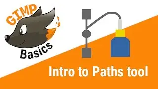 Intro to the Paths tool in GIMP