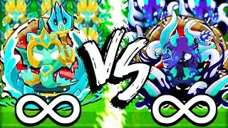 Infinite lord of the abyss VS Unlimited Popseidon (Modded Mermonkey BTD 6)