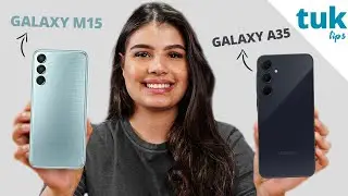 Galaxy M15 5G vs Galaxy A35 Qual é o melhor para comprar em 2024? comparativo