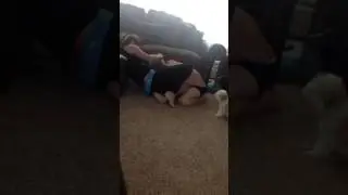 Brother and sister fighting over video about Cheetos and Dip Part 1