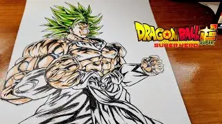 COMO COLOREAR EL BOCETO DE BROLY ( 3 PARTE )