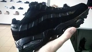 Обзор Nike Air Max 95 Triple Black найк аир аір макс блэк кроссовки кросівки відеоогляд