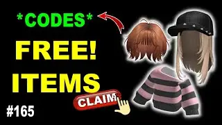 HURRY! GET NEW FREE ITEMS & HAIRS - ROBLOX DANCE FOR UGC CODES #165