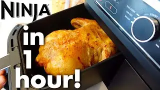 How to Air Fryer WHOLE CHICKEN! Ninja Foodi Dualzone recipe...