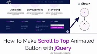 Web UI Development Tutorial Part - 26 | How to Make Scroll to Top Animated button with jQuery