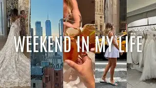 NYC VLOG: wedding dress appointments!! mom + friends join, soulcycle, etc.