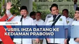 Kunjungan Ketum PBB Yusril Ihza Mahendra Disambut Prabowo di Kediamanya