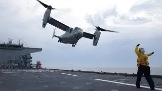 Flight-deck Operations Aboard Navy's New Expeditionary Sea Base: USNS Lewis B. Puller