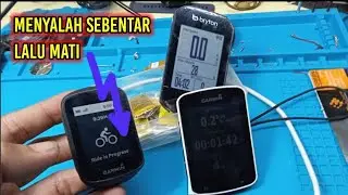 Ganti batre garmin Edge 130 #service#repair #garmin