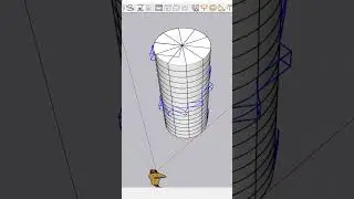 How to make spiral staircase in sketchup.?