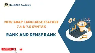 New ABAP Syntax-  RANK and DENSE Rank