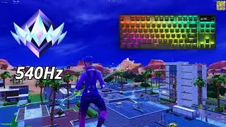 Fortnite Unreal Ranked Reload on RTX 4060 + Ryzen 7 5700x | ASMR Keyboard Gameplay | 360 FPS 4K