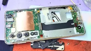 How i Restore Sharp Aquos R5G Cracked...! Broken Phone LCD Panel Replacement