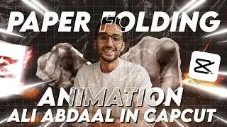 Mastering the Paper Fold-Out Effect: CapCut Editing Tips Inspired by Ali Abdaal