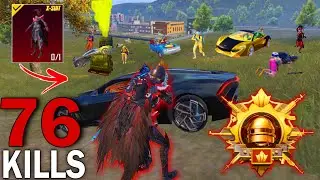 😍 FASTEST RUSH GAMEPLAY With Blood Raven X-SUIT 🔥 Pubg mobile