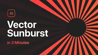 Create a Vector Sunburst in Illustrator in 3 Minutes!