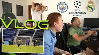 Un día en la vida de Talent - LA REMONTADA DEL MADRID VS M. CITY y partido y entrenamiento de futbol