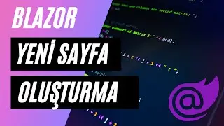 Blazor'da yeni sayfa, @layout, @code @inherit @page nasıl oluşturulur?