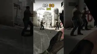 CS2 (2023) VS CS GO (2011)👉 Physics grenades, and ragdoll