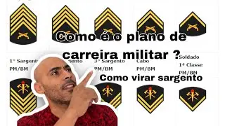 Como é o plano de carreira militar | como se tornar um sgt