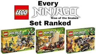 Every LEGO Ninjago Rise of the Snakes (2012) Set Ranked