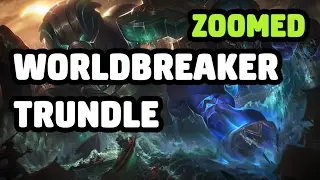 WORLDBREAKER TRUNDLE SKIN ZOOMED SPOTLIGHT - LEAGUE OF LEGENDS