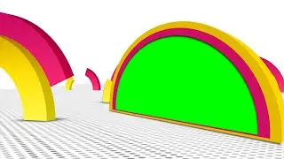 Colourful Studio or Presentation/Slideshow with Green Screen Chroma | FREE TO USE | iforEdits