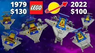 LEGO Classic Space Galaxy Explorer + Alternate Models: 1979 VS 2022